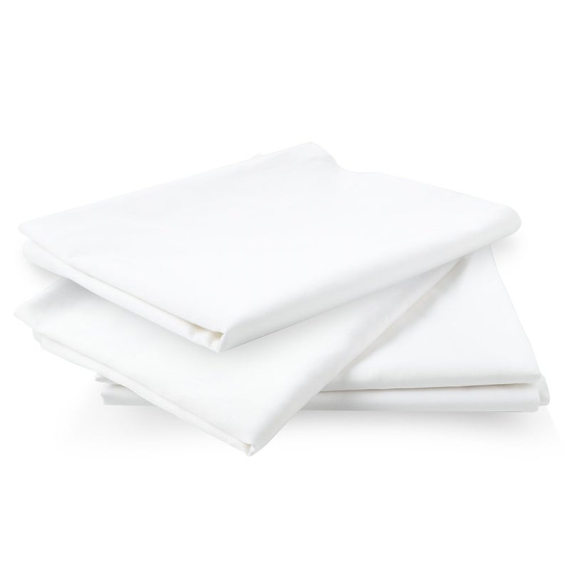 CAROMIO 4-Pack Zippered Pillowcases, Premium 400 Thread Count 100% Egyptian Cotton White Pillow Protectors Pillow Cover (King 20x36) - Image 5